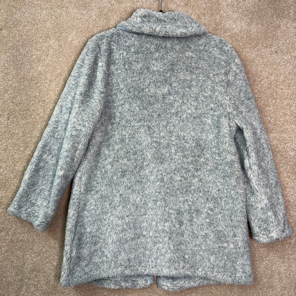 NWT SOFT SURROUNDINGS Most Wonderful Cardi Women's Small Blue Fleece Cardigan - Picture 5 of 9